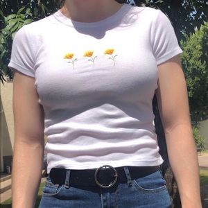 Brandy Melville White Tee